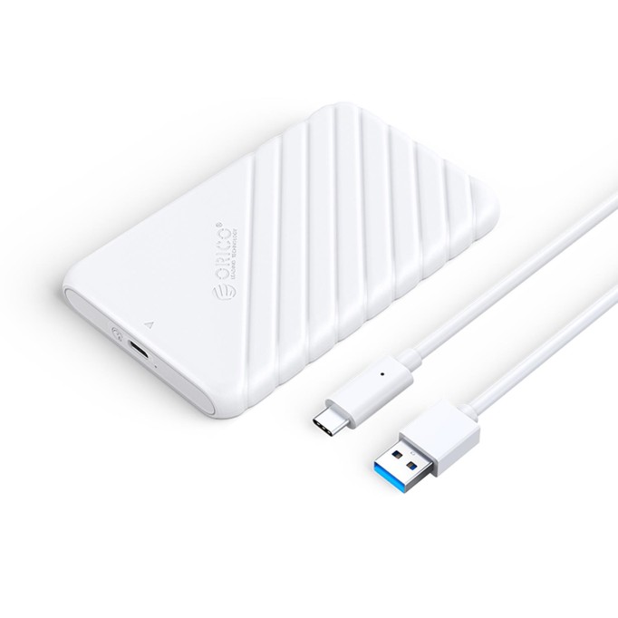 Orico Type-C 6Gbps USB3.1 Gen1 2.5” inch SATA SSD Hard Disk Kutusu Beyaz