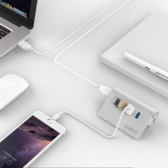 Orico Type-C Bağlantılı 4 Portlu USB 3.2 Gen1 Hub Çoklayıcı