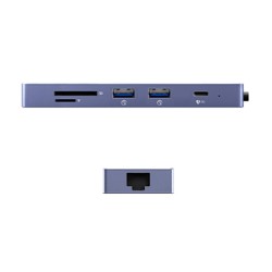 Orico Type-C PD100W HDMI 4K@30Hz RJ45 SD TF 5Gbps Type-C 4 USB-A Portlu Hub Çoklayıcı Orico Type-C PD100W HDMI 4K@30Hz RJ45 SD TF 5Gbps Type-C 4 USB-A Portlu Hub Çoklayıcı