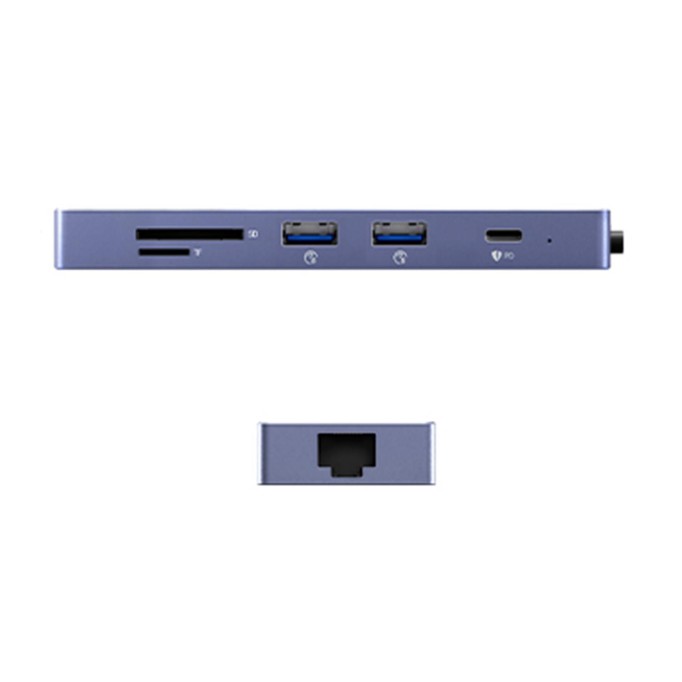 Orico Type-C PD100W HDMI 4K@30Hz RJ45 SD TF 5Gbps Type-C 4 USB-A Portlu Hub Çoklayıcı