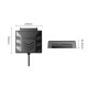 Orico Type-C to SATA 3.0 5Gbps HDD/SSD Dönüştürücü Adaptör Siyah