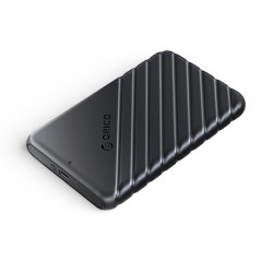 Siyah Orico Type-C to Type-C USB3.1 Gen1 6Gbps 2.5” inch SATA SSD Hard Disk Kutusu Siyah