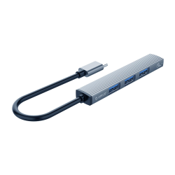 Orico Type-C to USB 3.0 4 Portlu Çoklayıcı HUB Alüminyum Orico Type-C to USB 3.0 4 Portlu Çoklayıcı HUB Alüminyum