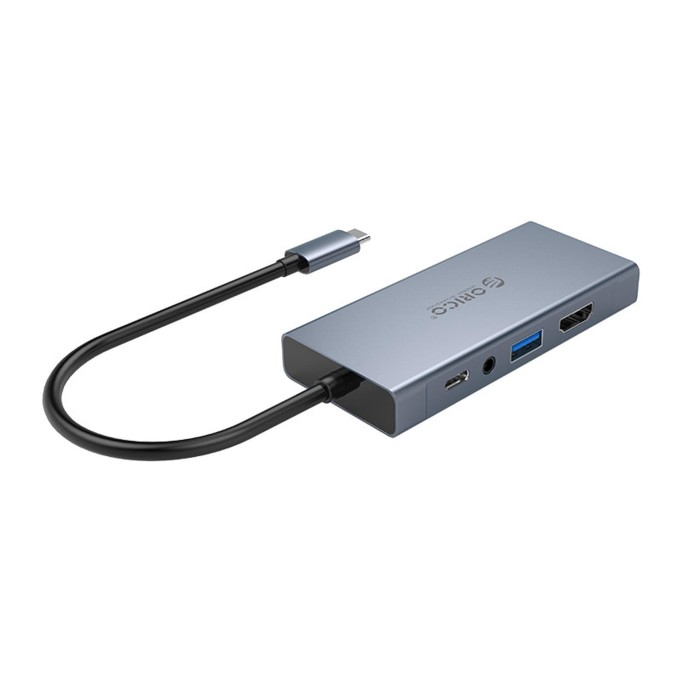 Orico Type-C to USB 3.0 HDMI VGA AUX PD Çoklayıcı Dönüştürücü HUB