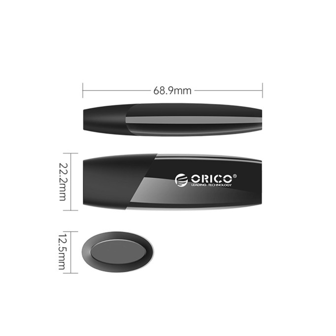 Orico Type-C USB3.2 Gen1 USB-C Flash Bellek Siyah 256GB