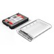 Orico USB 3.0 Micro B Şeffaf 2.5” 3.5” inch SATA SSD Hard Disk Kutusu