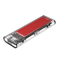  Orico USB 3.1 Gen2 Type-C 10Gbps M.2 NVMe SSD Disk Kutusu Kırmızı