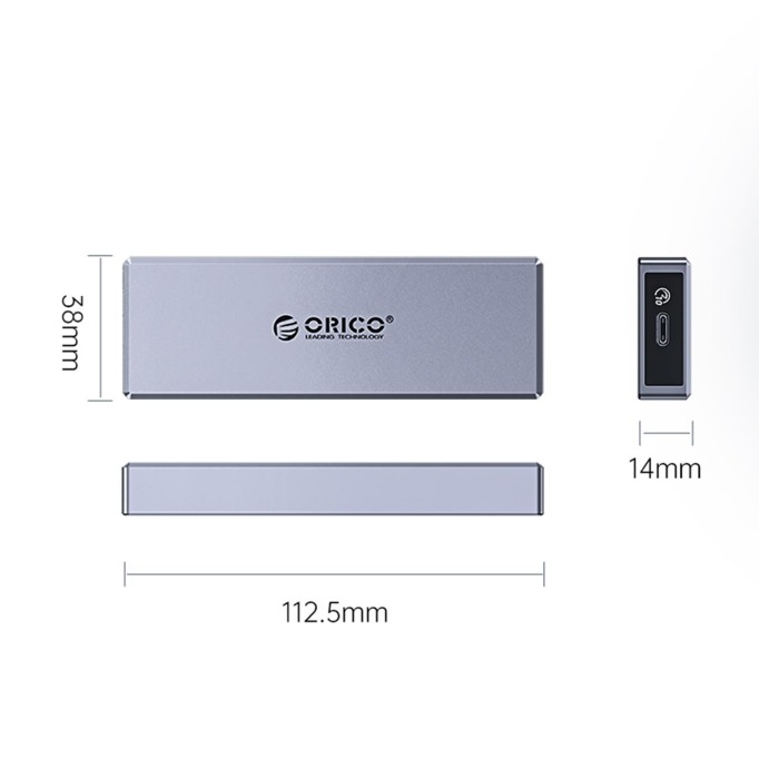 Orico USB 3.2 Gen2 Type-C 10Gbps M.2 NVMe SSD Disk Kutusu
