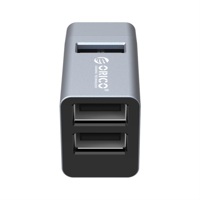 Orico USB-A 3.0 3 Portlu USB-A 3.0 / 2.0 Alüminyum Alaşım Mini Çoklayıcı Gri