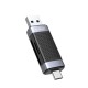 Orico USB Type-C SD TF Micro SD Kart Okuyucu CD2D-AC2-BK-EP  satın al
