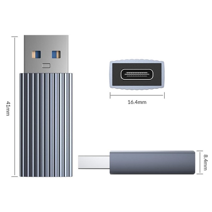 Orico USB3.1 to Type-C 10Gbps Data ve Şarj Dönüştürücü Adaptör