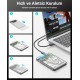 Orico USB3.2 Gen2 6Gbps Type-C 2.5” inch SATA SSD Hard Disk Kutusu Şeffaf
