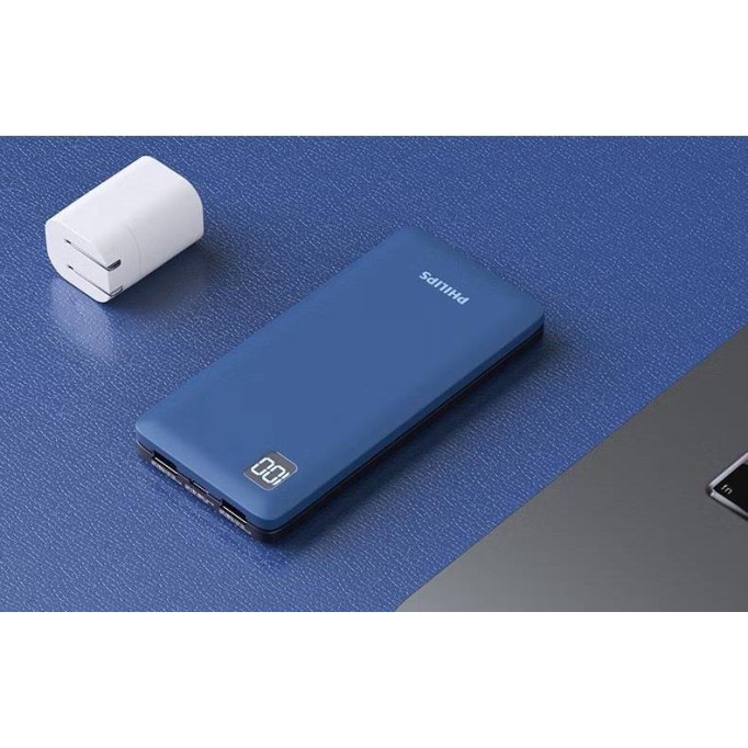 Philips 10000 mAh 22.5W USB ve Type-C PD Üç Çıkışlı Led Göstergeli Powerbank