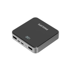 Philips 10000 mAh Powerbank 22.5W PD 4 Portlu LED Göstergeli Taşınabilir Hızlı Şarj Cihazı