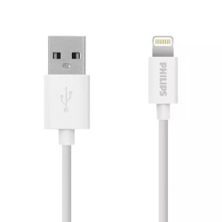 Philips 2.4A iPhone Lightning Şarj ve Data Kablosu 3 Metre