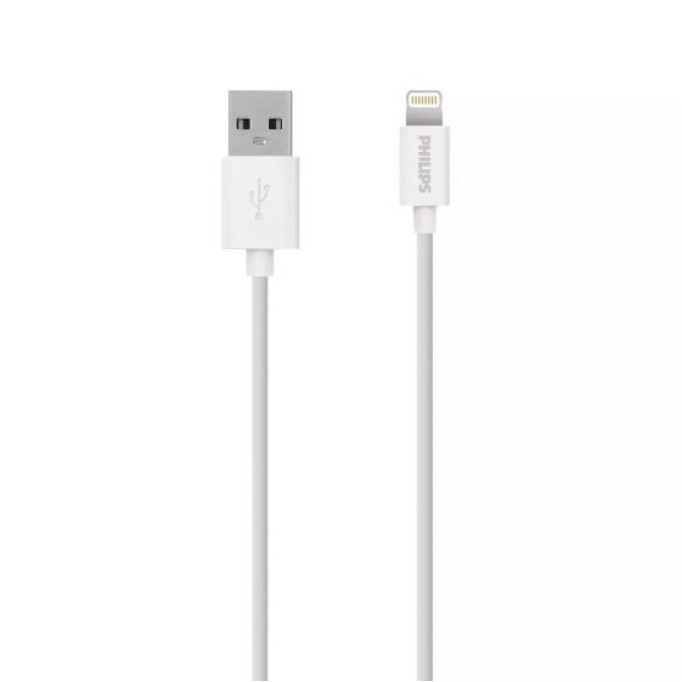 Philips 2.4A iPhone Lightning Şarj ve Data Kablosu 3 Metre