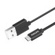 Philips 3A Type-C Hızlı Şarj ve Data Kablosu Siyah 90cm