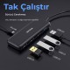 Philips 4 Portlu 1*USB 3.0 3*USB 2.0 Hub Çoklayıcı 50 CM