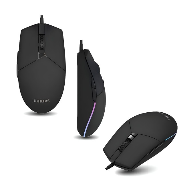 Philips Ambiglow Gaming Mouse 6400 DPI RGB Işıklandırma 6 Butonlu Kablolu Oyuncu Mouse