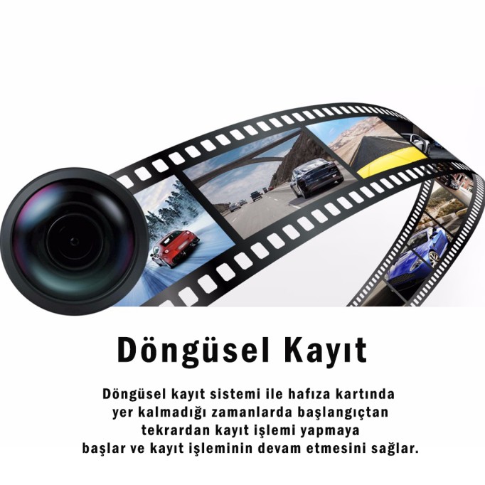 Philips CVR208 Full HD 1080p Akıllı Araç Kamerası Philips CVR208 Full HD 1080p Akıllı Araç Kamerası