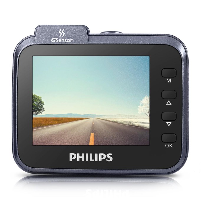 Philips CVR208 Full HD 1080p Akıllı Araç Kamerası Philips CVR208 Full HD 1080p Akıllı Araç Kamerası