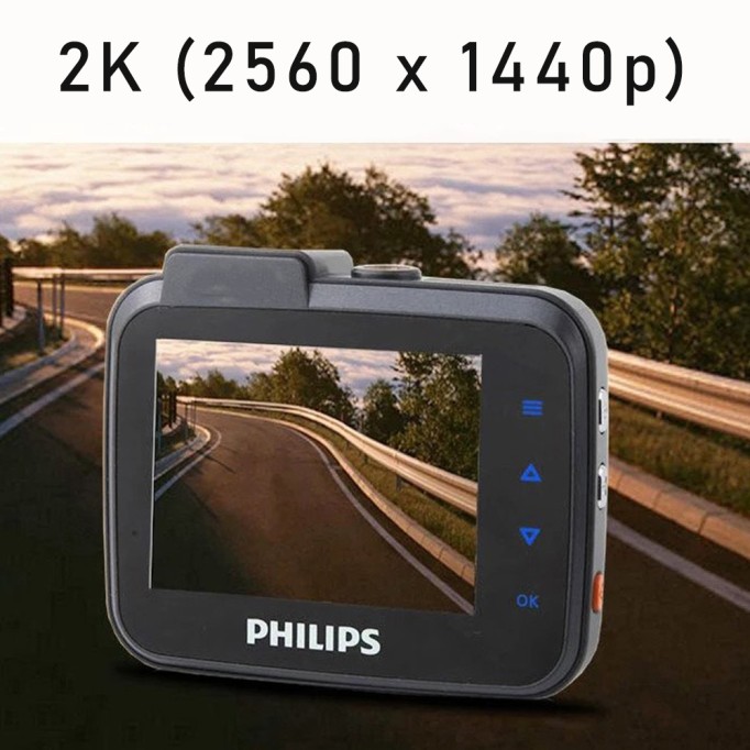 Philips CVR708 Quad HD 1440p Akıllı Araç Kamerası