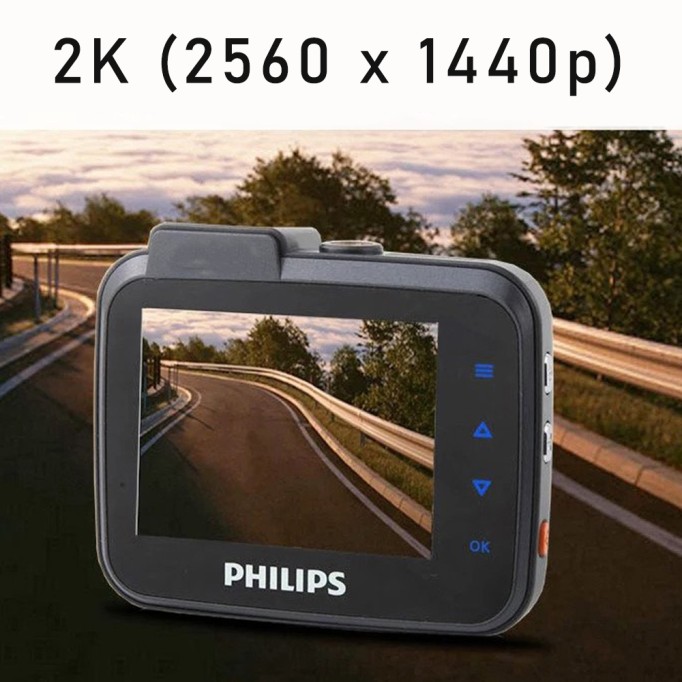 Philips CVR708 Quad HD 1440p Akıllı Araç Kamerası Philips CVR708 Quad HD 1440p Akıllı Araç Kamerası