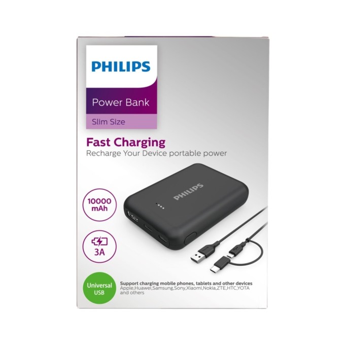 Philips DLP1510AB 10000 mAh USB Type-C Powerbank