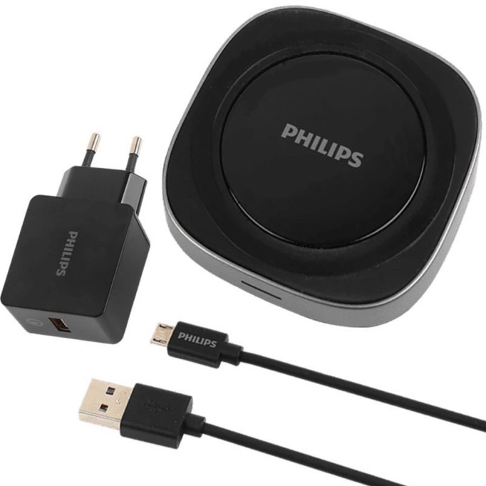 Philips DLP9350UB 3'ü 1 Arada 15W QC 3.0 Kablosuz Şarj Cihazı Philips DLP9350UB 3'ü 1 Arada 15W QC 3.0 Kablosuz Şarj Cihazı