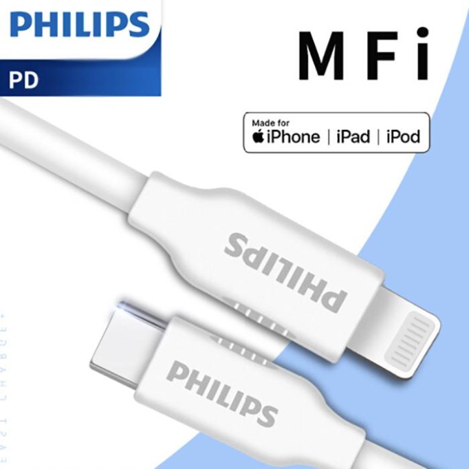 Philips PD Type-C MFI Lightning Hızlı Şarj Kablosu