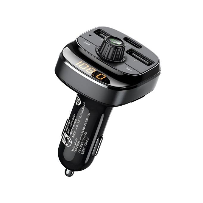 Philips USB ve Type-C Şarjlı USB-Micro SD Okuyuculu Bluetooth 5.0 FM Transmitter