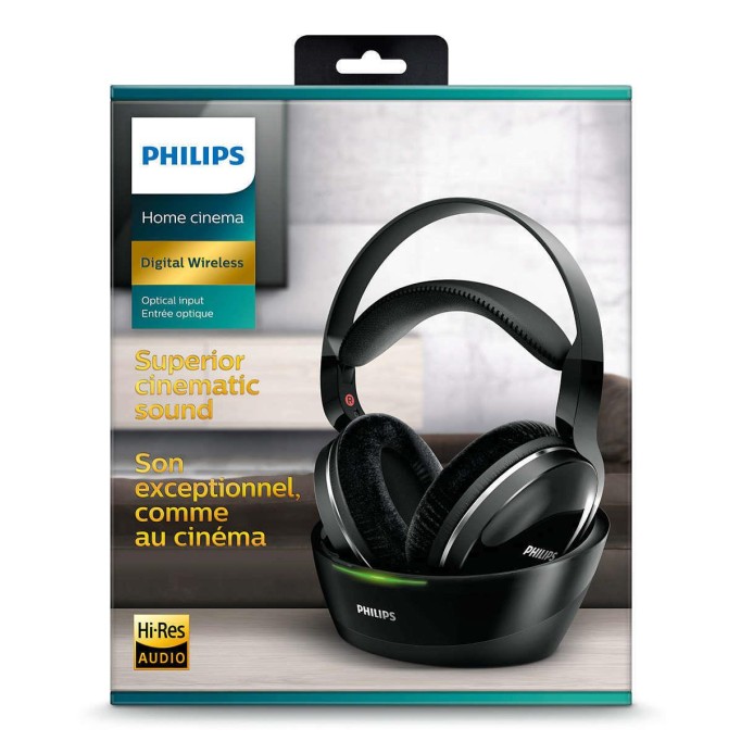 Philips SHD8850/27 Hi-Res Kablolu - Kablosuz Optik ve Jack Girişli Kafa Üstü Kulaklık