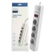 Philips SPS1040B 4'lü 1050 Joule Akım Korumalı Priz Philips SPS1040B 4lü 1050 Joule Akım Korumalı Priz