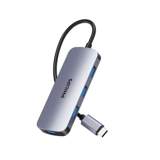 Philips SWR1651B Type-C to 4 Portlu USB-A 3.2 HUB Çoklayıcı Adaptör