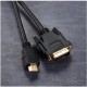 Philips SWV7436 HDMI - DVI 1080P Çift Yönlü Görüntü Aktarma Kablosu 2 Metre