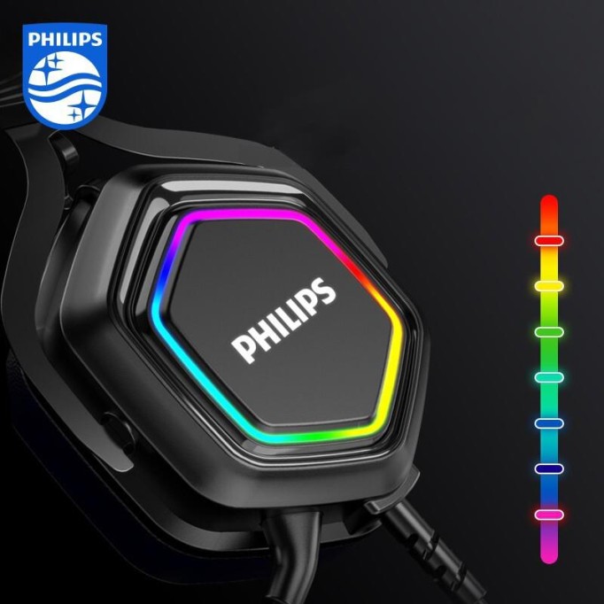Philips TAG4105 7.1 Surround Mikrofonlu RGB Kafa Üstü Oyuncu Kulaklığı