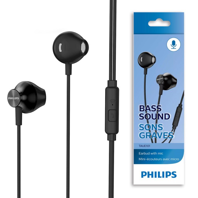 Philips TAUE101BK Kulakiçi mikrofonlu Kulaklık Siyah