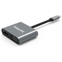 Philips Type-C HDMI VGA USB Dönüştürücü Adaptör