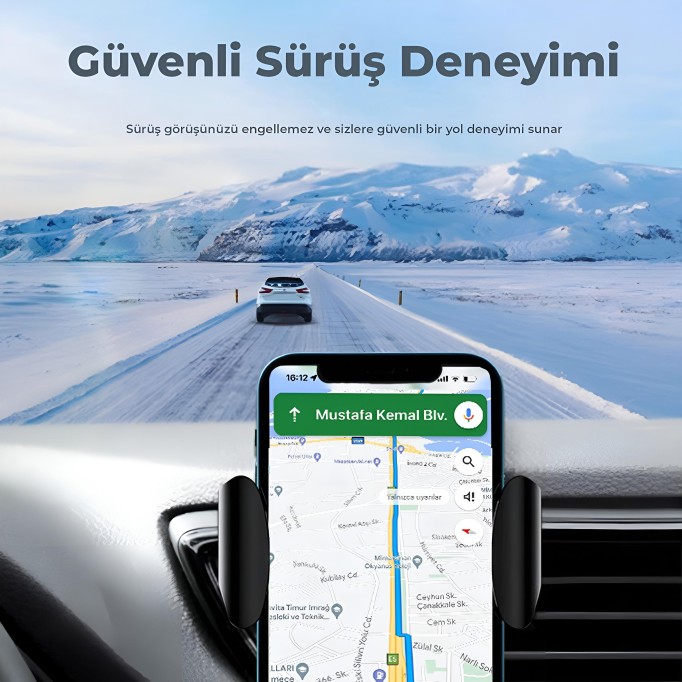 Philips Vantuzlu Uzayabilen Cam Torpido ve Havalandırma için Araç içi Telefon Tutucu Philips Vantuzlu Uzayabilen Cam Torpido ve Havalandırma için Araç içi Telefon Tutucu