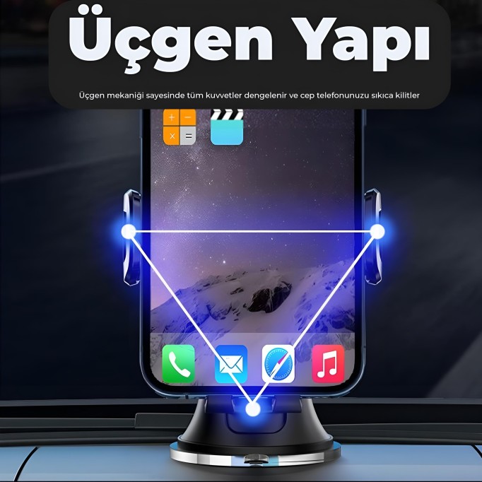 Philips Vantuzlu Uzayabilen Cam Torpido ve Havalandırma için Araç içi Telefon Tutucu Philips Vantuzlu Uzayabilen Cam Torpido ve Havalandırma için Araç içi Telefon Tutucu