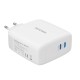 Ricomm 100W GaN 2 Portlu USB-C Şarj Aleti QC5.0 PD Type-C Hızlı Şarj Cihazı + 100W Şarj Kablosu