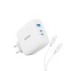 Ricomm 140W GaN 3 Portlu USB-C + USB-A Şarj Aleti QC5.0 PD3.1 Destekli Type-C Hızlı Şarj Cihazı satın al