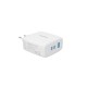 Ricomm 140W GaN 3 Portlu USB-C + USB-A Şarj Aleti QC5.0 PD3.1 Destekli Type-C Hızlı Şarj Cihazı
