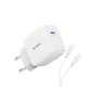 Ricomm 20W GaN USB-C Şarj Aleti QC4.0 PD Hızlı Şarj Cihazı + 2 Metre Type-C 60W Şarj Kablosu