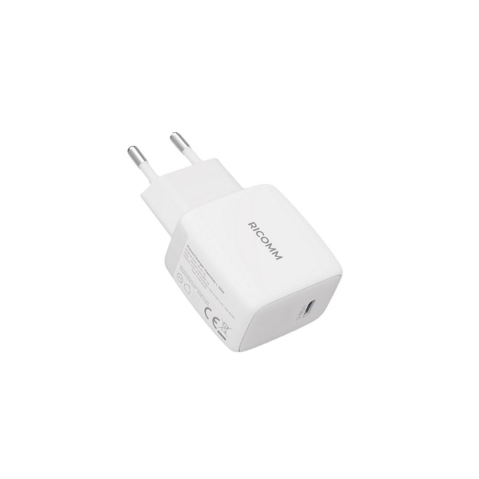 Ricomm 33W GaN USB-C Şarj Aleti PPS PD Hızlı Şarj Cihazı + 2 Metre Type-C 60W Şarj Kablosu