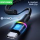 Rocoren 100W 5A E-Marker Çipli Spiral Type-C to Type-C Hızlı Şarj ve Data Kablosu 1.6 Metre