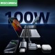 Rocoren 100W Type-C to Type-C 90° Örgülü PD Hızlı Şarj ve Data Kablosu 2 Metre