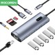 Rocoren 11 Portlu 4K 30Hz HDMI Gigabit Ethernet SD TF Kart Okuyuculu 3.5mm Jack USB Hub Çoklayıcı