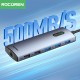 Rocoren 11 Portlu 4K 30Hz HDMI Gigabit Ethernet SD TF Kart Okuyuculu 3.5mm Jack USB Hub Çoklayıcı