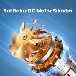 Rocoren 150 PSI Hava Pompası 4000 mAh Şarjlı Taşınabilir Araç Lastik Bisiklet Top Şişirme Powerbank LED Lamba LCD Ekran Rocoren 150 PSI Hava Pompası 4000 mAh Şarjlı Taşınabilir Araç Lastik Bisiklet Top Şişirme Powerbank LED Lamba LCD Ekran